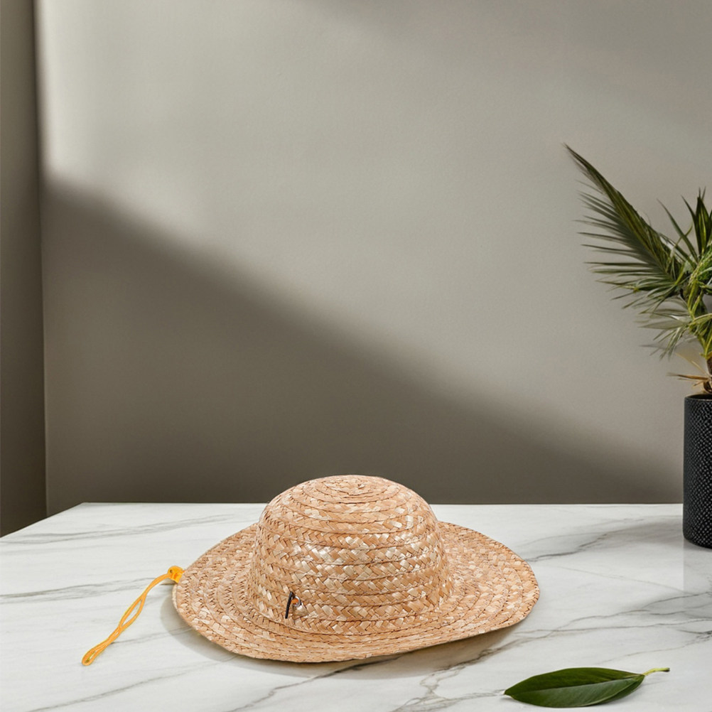 قبعتان من القش للأطفال بلون طب - مراجعة Sun Hat Wide Brim وسعره